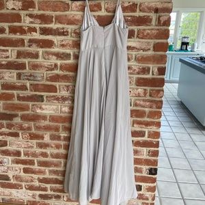 Bhldn Jenny yoo bridesmaid dress gray